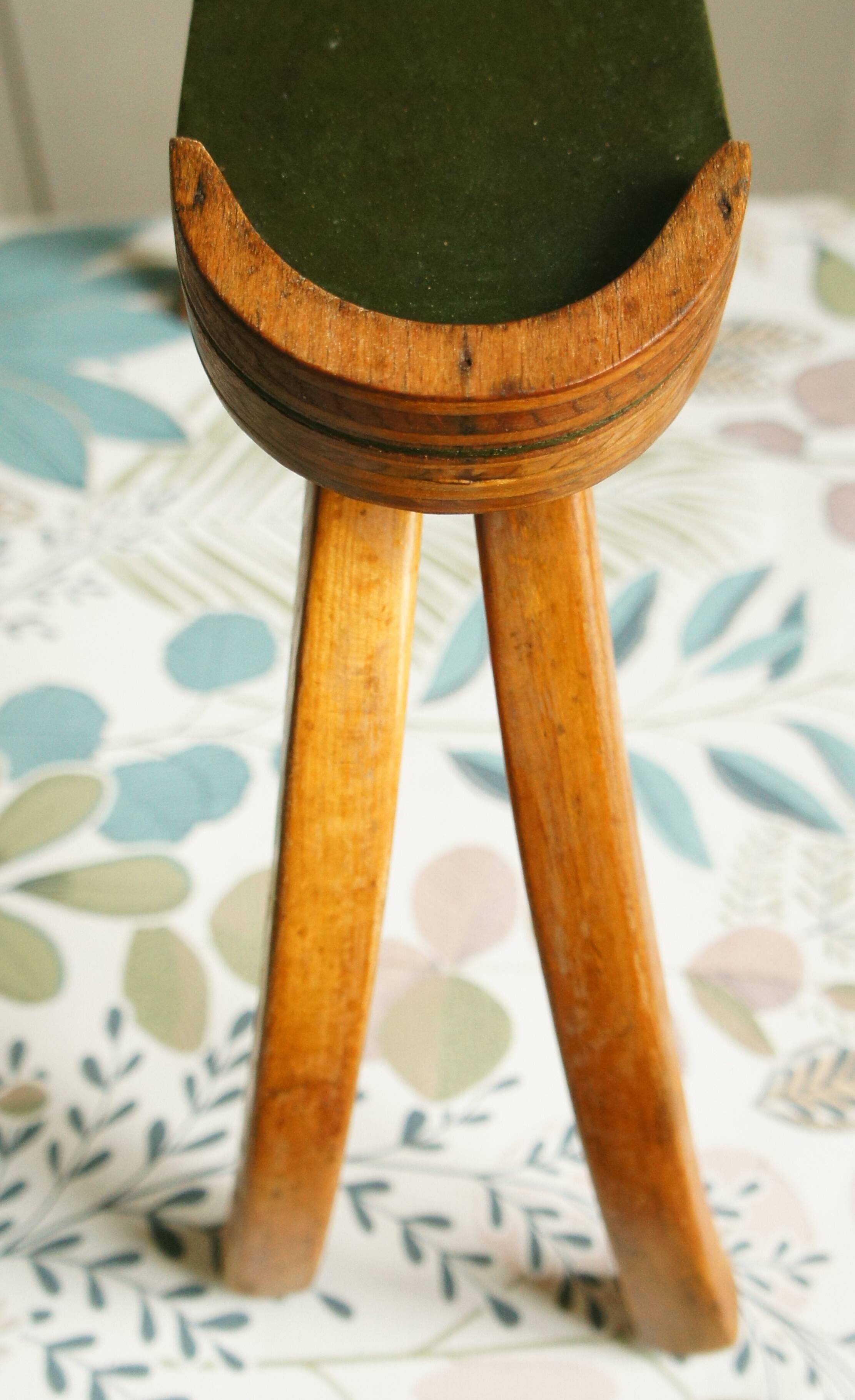 Jacob & Joseph Kohn shoe shine stool, Austria, circa 1920