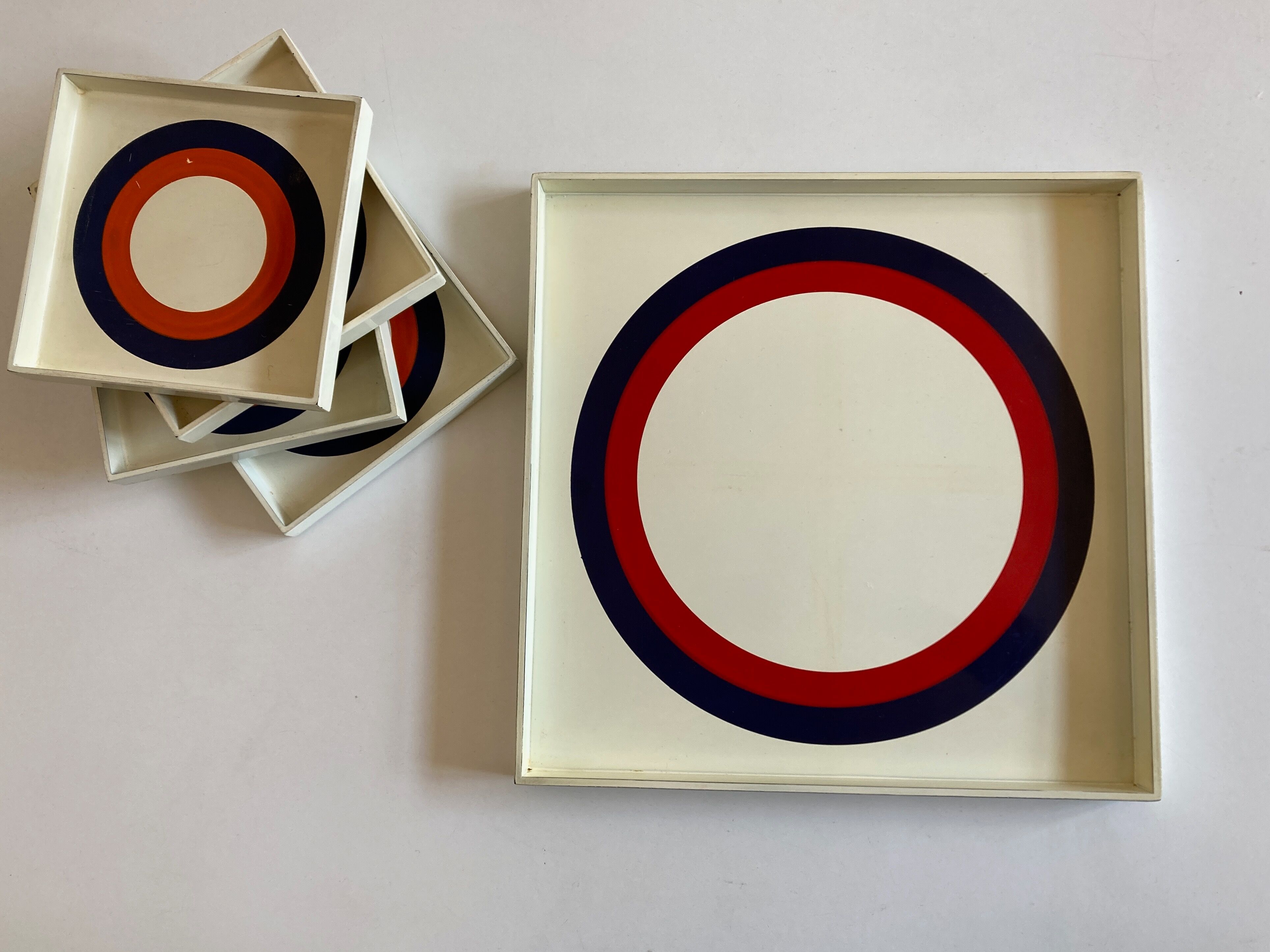 Set of 5 Prisunic target boards, 1960 design