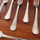 Christofle - Set of 12 Boréal pattern silver-plated table forks