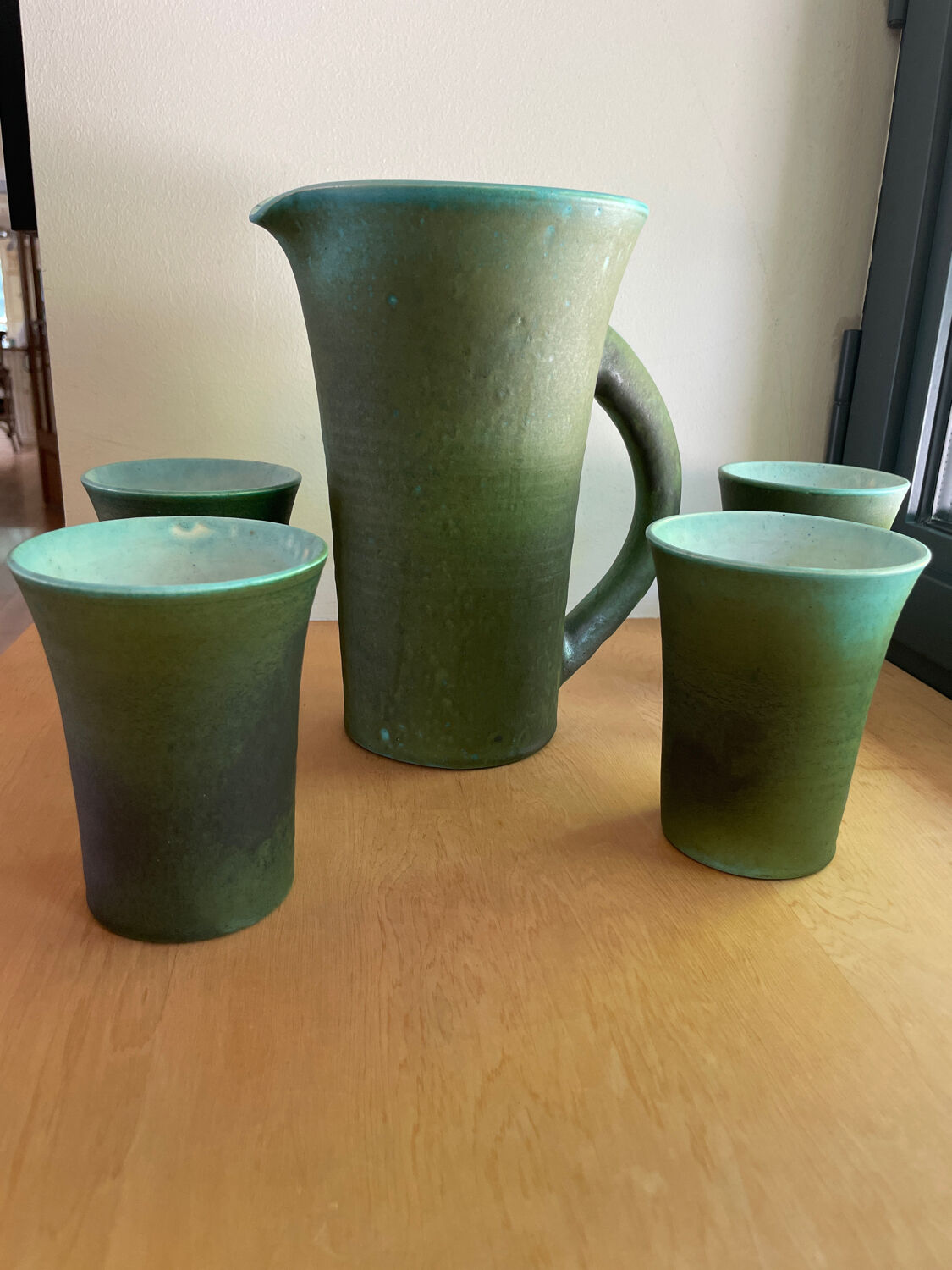 Ceramic orangeade service