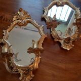 Pair of mirrors  24x37cm