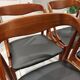 Suite of 6 teak chairs by danish designer Johanes Andersen for Uldum 1960s