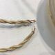 Pair of Art Deco ball suspensions in white Clichy glass