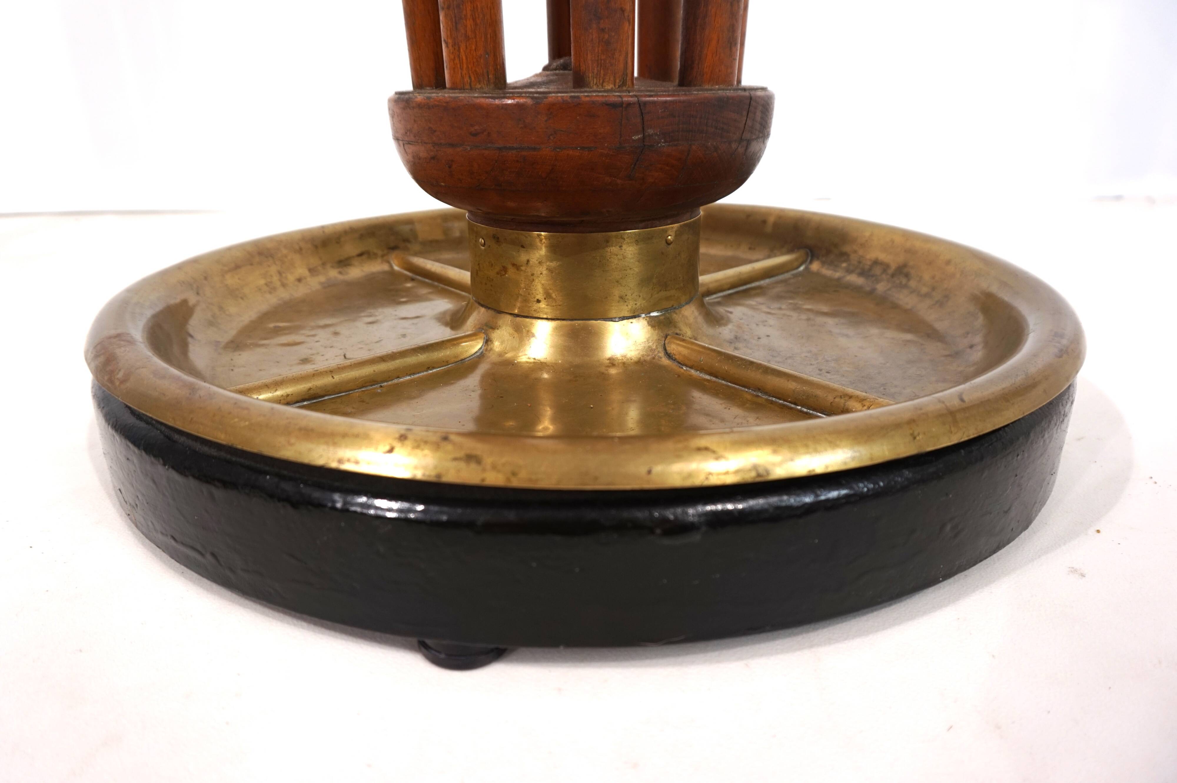 Art Deco rotating coat rack, 1930