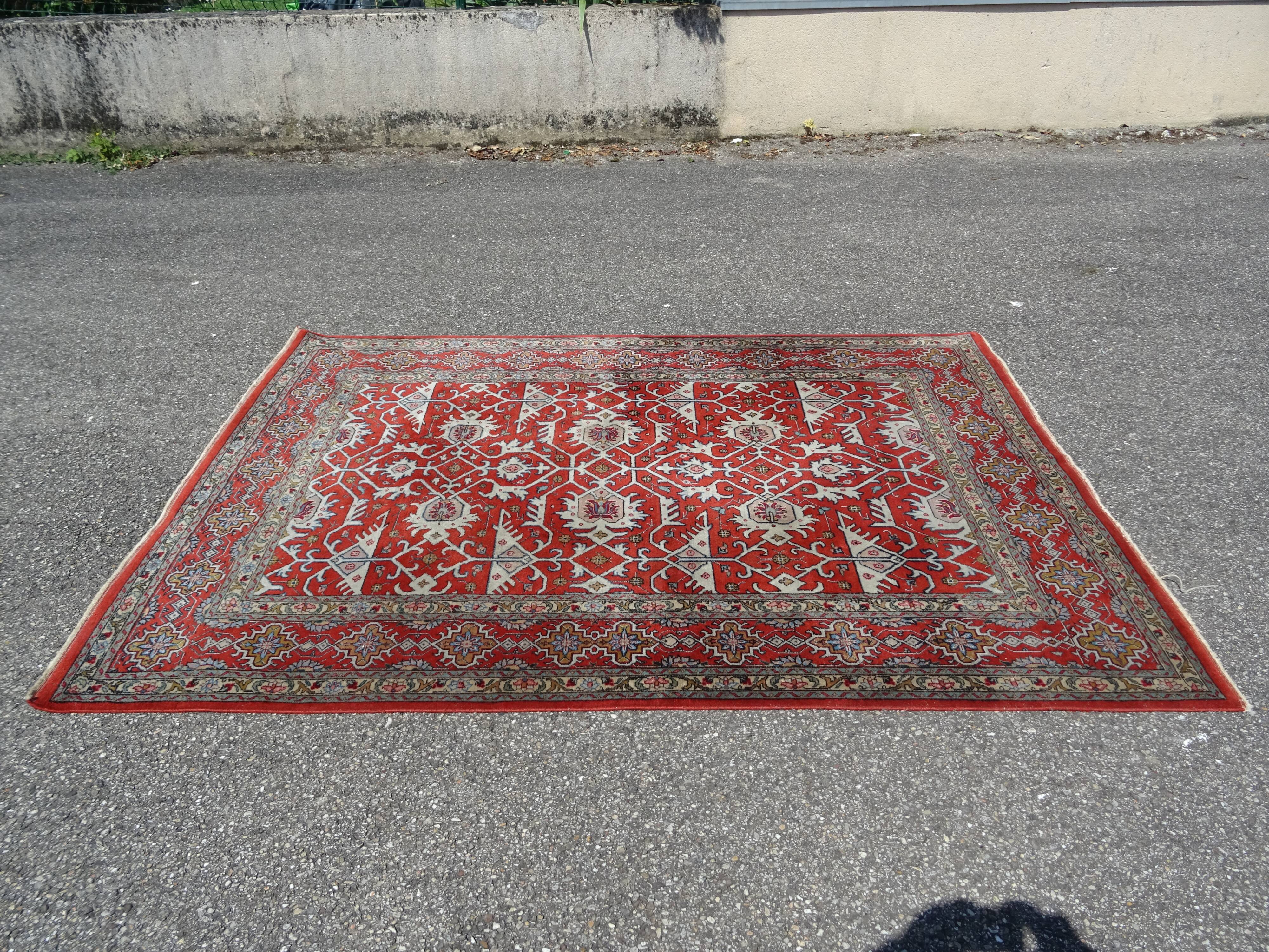 Oriental wool rug 238 x 165 cm