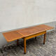 Art deco dining table or desk in wood (extendable)