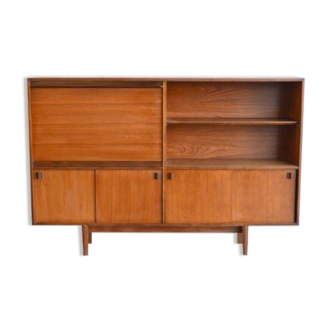 Teak bookcase/secretary * 153 cm