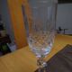 Six crystal champagne flutes signed Cristalleries de Lorraine, Charlotte model