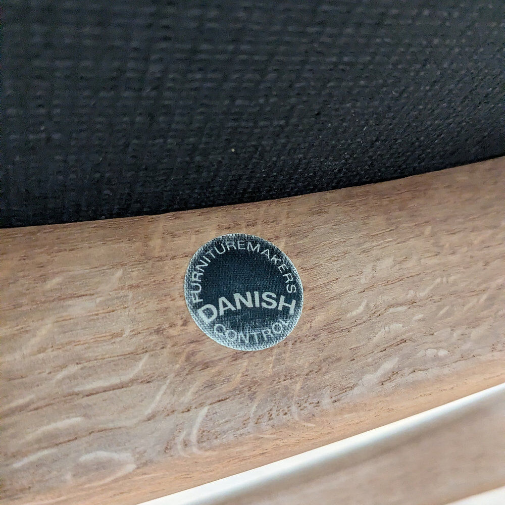 Chair Erik Buch model 49 oak & velvet