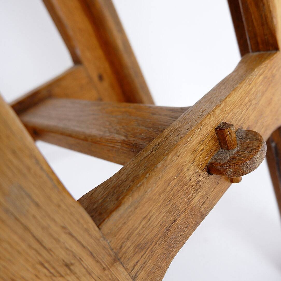 Vintage solid wood side table / Console