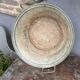 Old zinc basin with handles