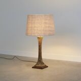Lampe de table Hansen Lighting en bronze, États-Unis 1960