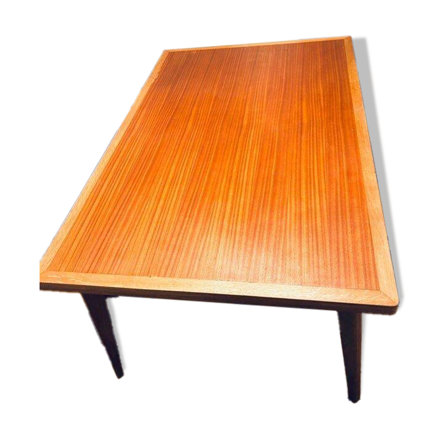 Table bois massif extensible vintage