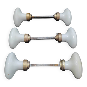 lot de 6 poignées porcelaine