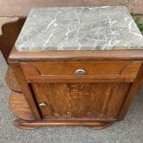Pair of vintage Art Deco bedside tables 1950s