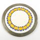 Art Nouveau tray, silver-plated brass, white porcelain, Austria, early 20th century