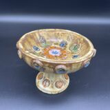 Cup, empty pocket, La Roue factory, Roland Zobel taste, enameled ceramic, Vallauris, decor