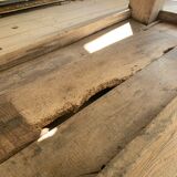 Oak and walnut workbench