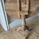 Antique wooden pedestal table