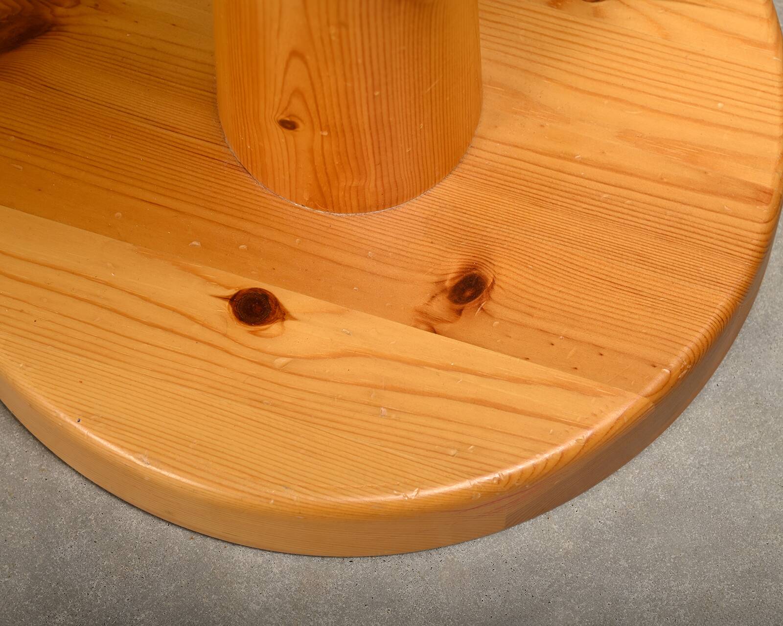 Rainer Daumiller Stool in solid naturel pine for Hirtshals Savværk, Denmark 1970