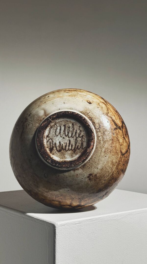 Vase en grès par Jacques Pouchain, France, 1960