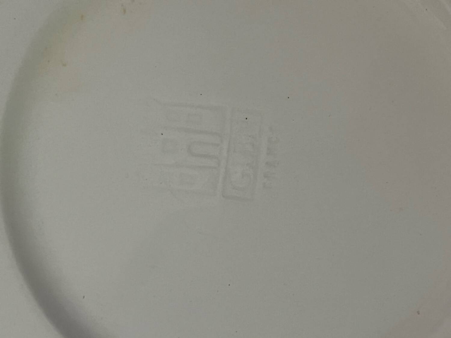 6 assiettes à dessert Gien