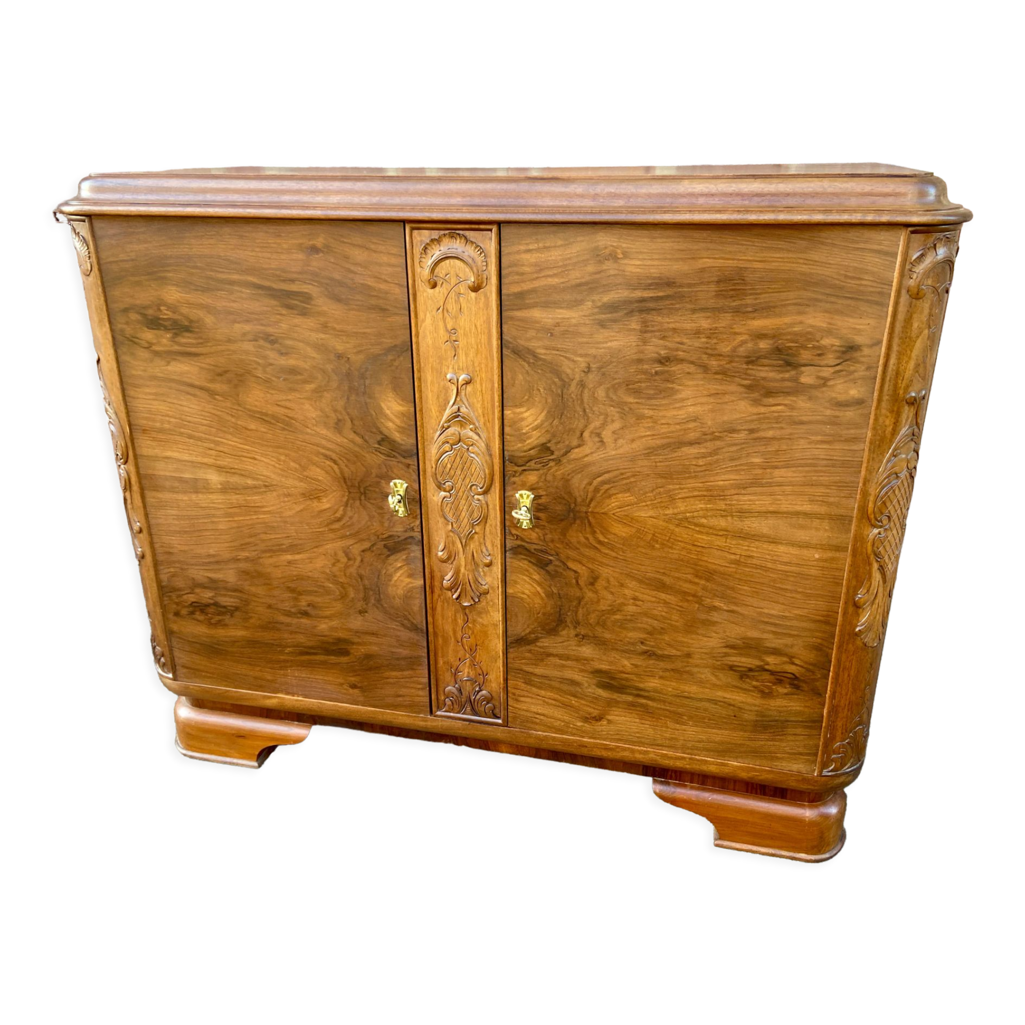 Buffet Art Deco walnut 1950