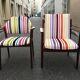 Scandinavian rosewood chair with Nobilis fabric