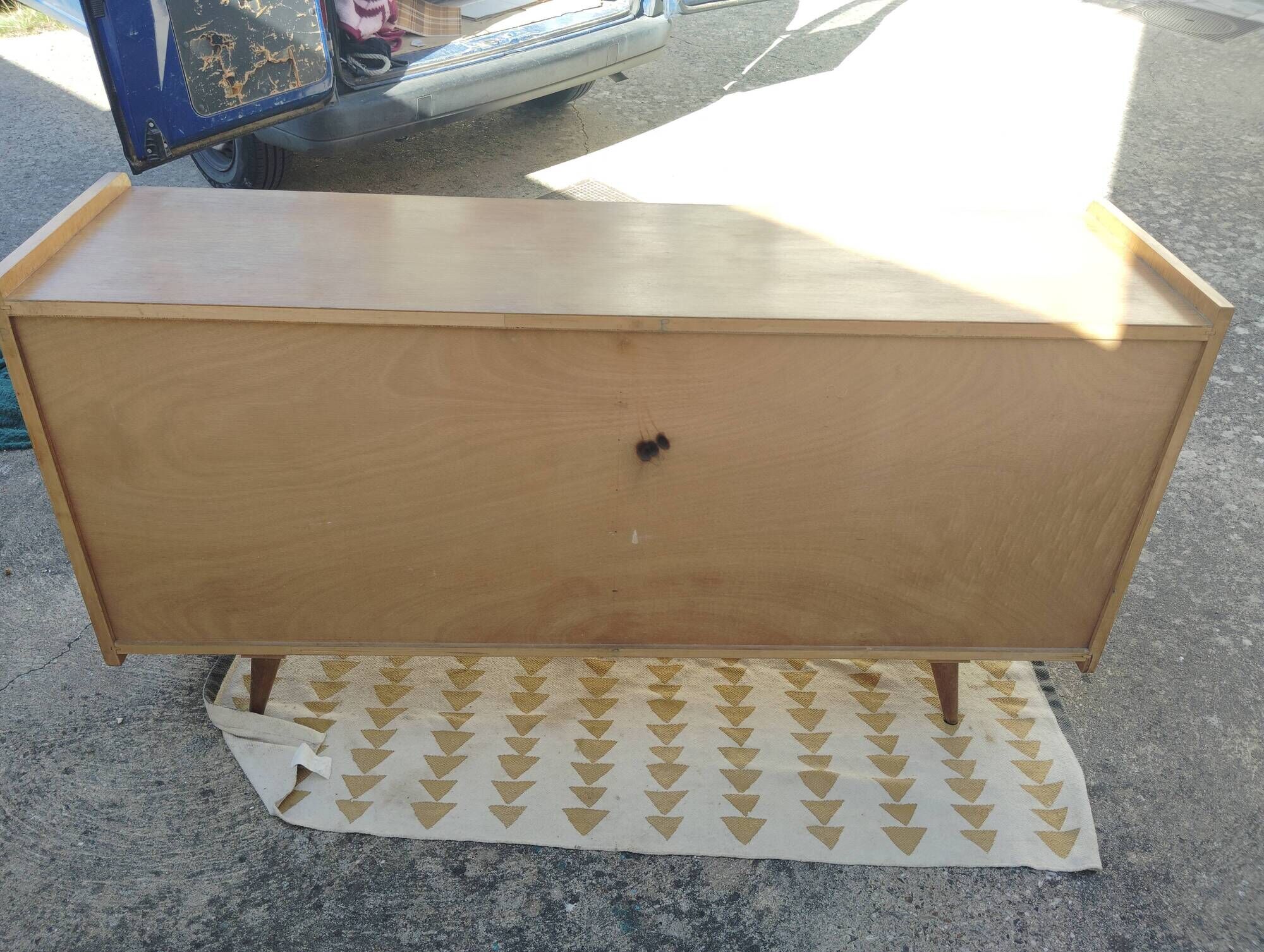 Low buffet / Vintage Scandinavian sliding sideboard