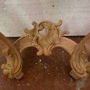 Console de style Louis XV en bois naturel XIX siècle