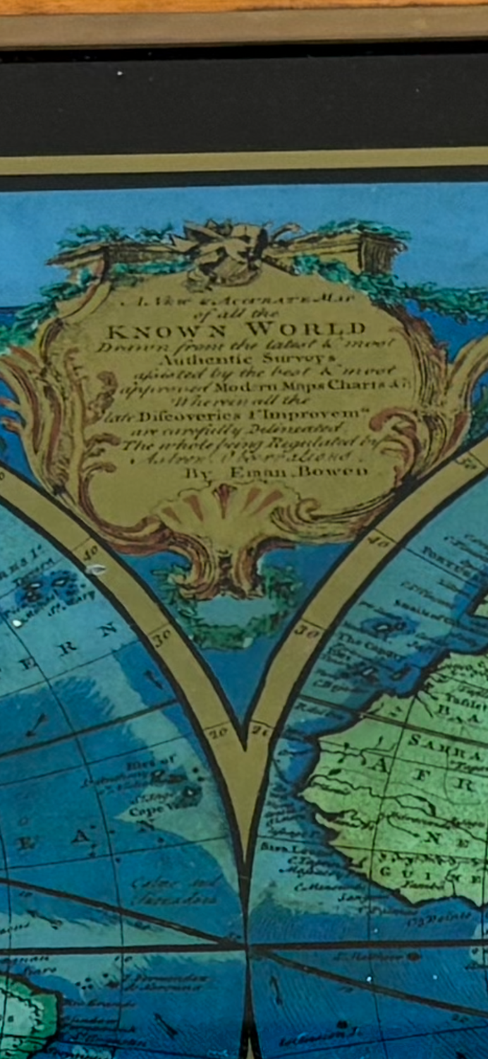 Maison Jansen World Atlas Coffee Table