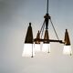 Mid century chandelier by Oscar Torlasco, 1950s
