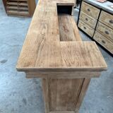 Solid oak bar from the 1950s