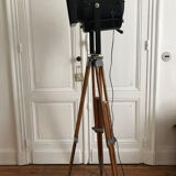 Industrial floor projector wood and metal