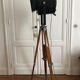 Industrial floor projector wood and metal
