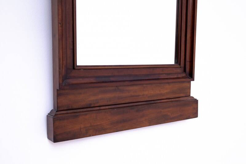 Mahogany mirror, Northern Europe, circa 1880.