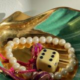 Shell-shaped ashtray and pocket tray Limoges France