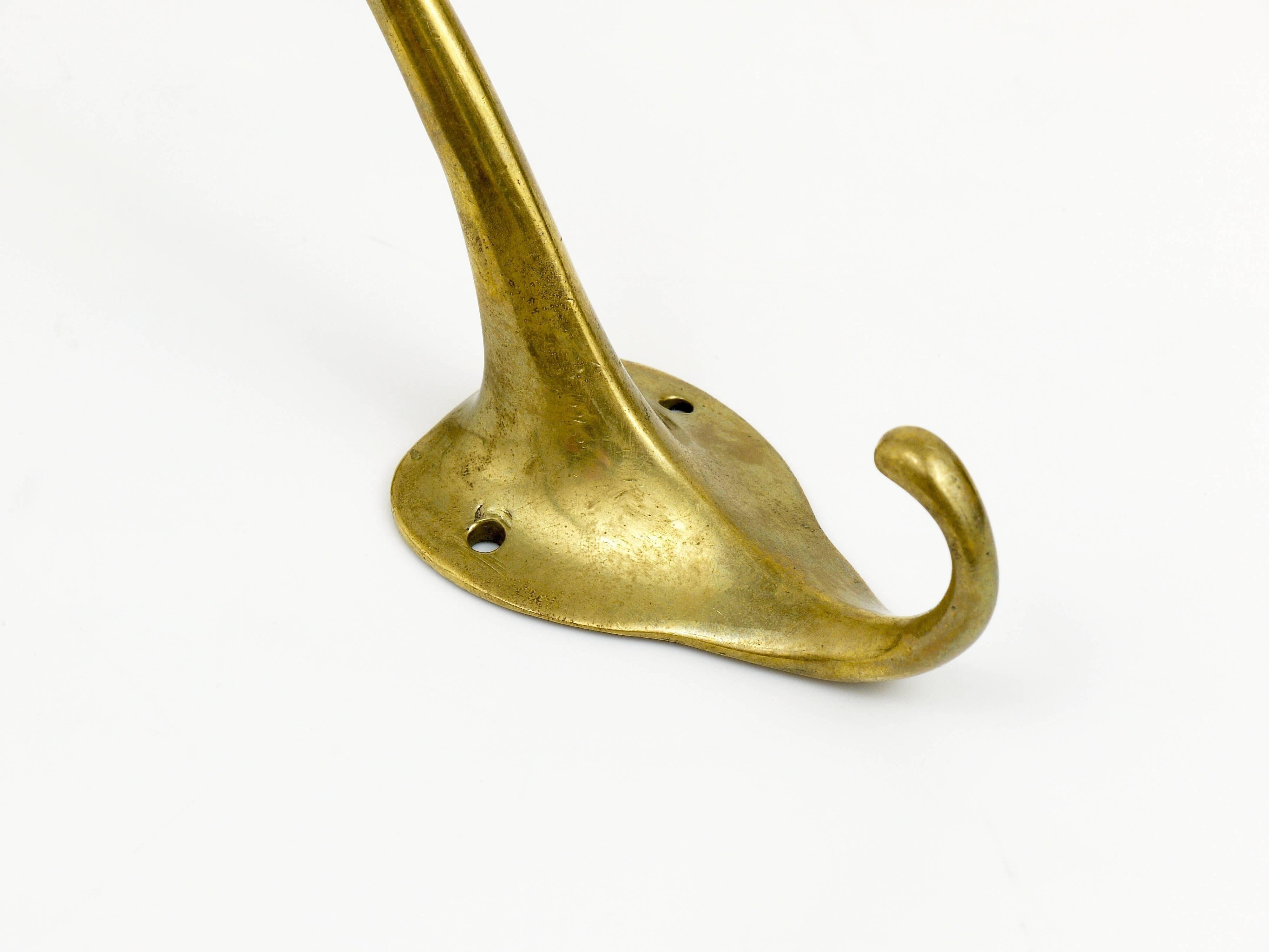 Crochet mural Art Nouveau in brass by Adolf Loos, Werkstätte Hagenauer, Austria, 1910