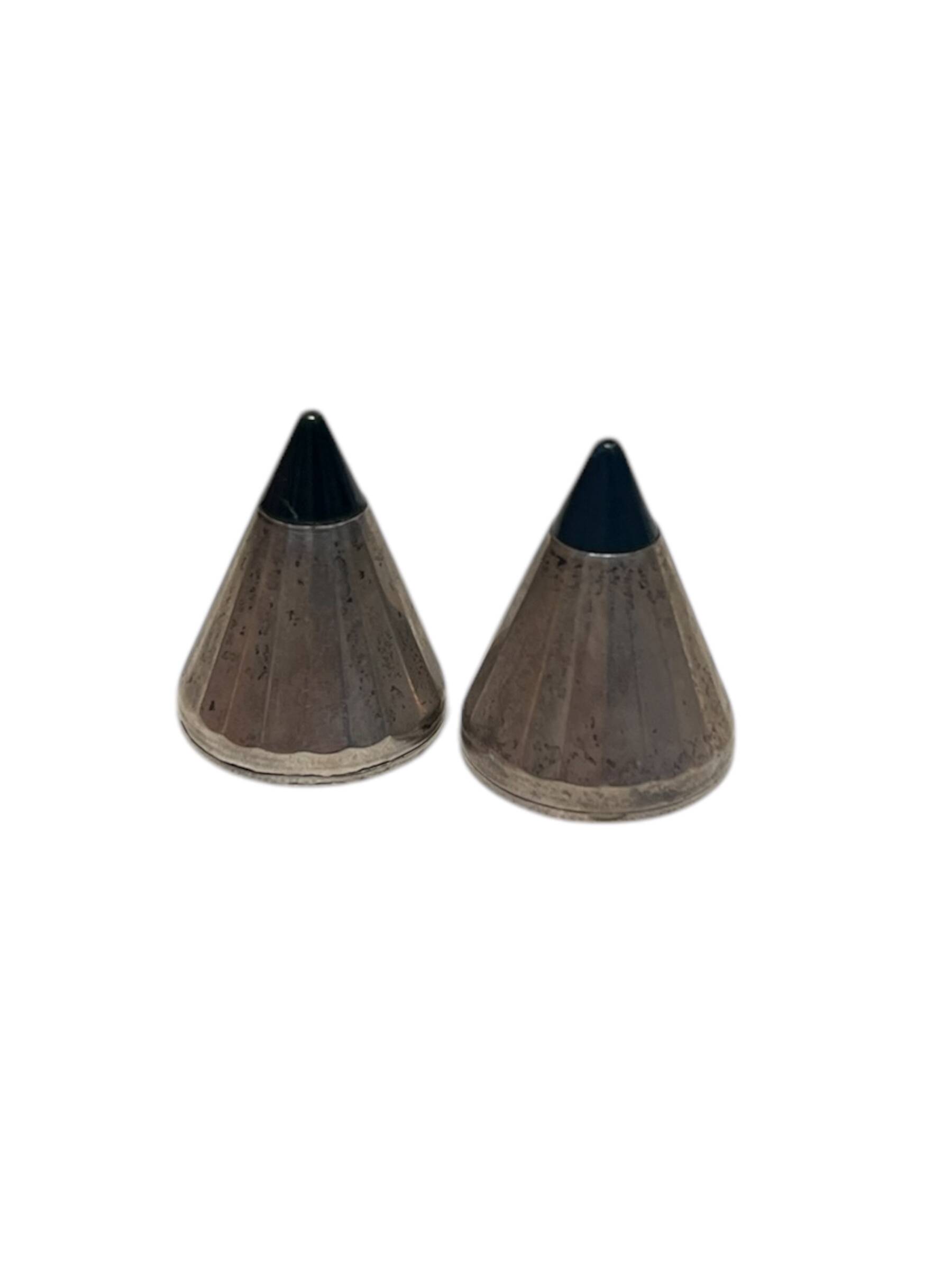 Silver salt and pepper shakers