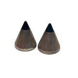 Silver salt and pepper shakers