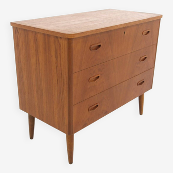 Scandinavian teak chest of drawers, Sweden, 1960