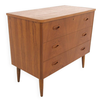 Scandinavian teak chest of drawers, Sweden, 1960