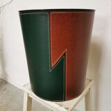 Vintage leather paper basket Denmark