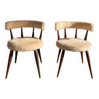 Fauteuil moumoute année 60