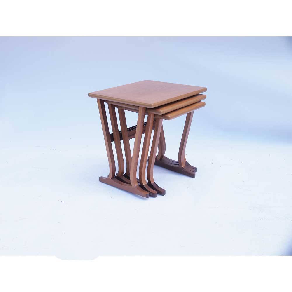 Scandi vintage nesting coffee tables