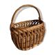 Panier osier ancien tressage