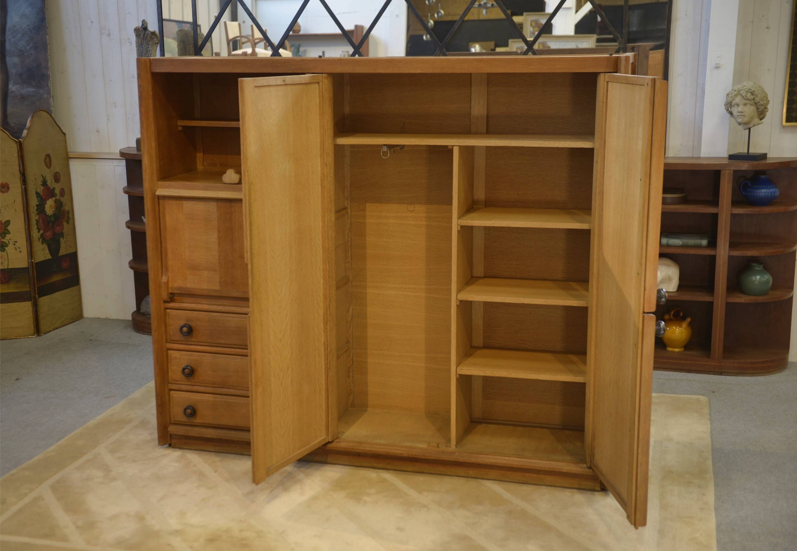 Secretary cabinet by Guillerme and Chambron for Your Home 1950s