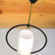 Lustre verre et métal années 60