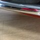 Fauteuil vintage de bureau piètement luge en laine orange par steelcase strafor