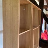 Light oak bookcase Massproduction